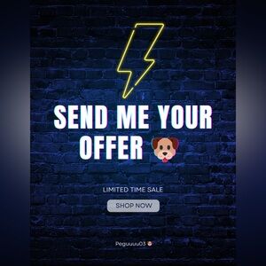 OFFERS ARE WELCOME 💙